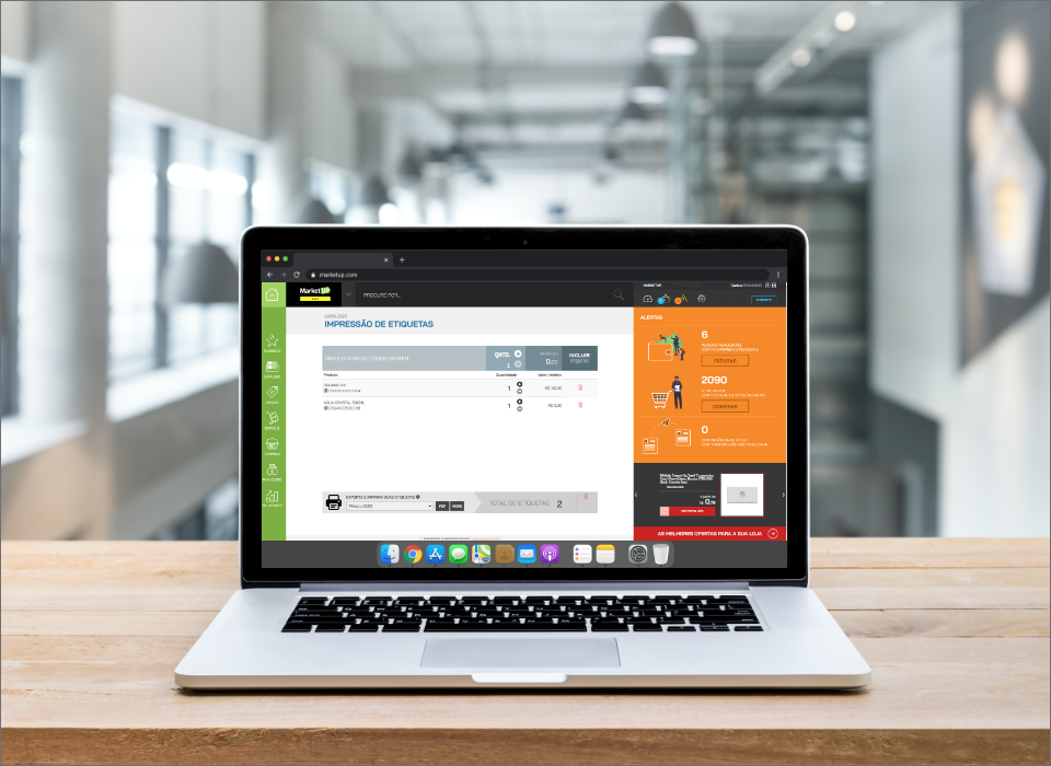 Etiqueta com codigo de barras - Impressão de Etiquetas